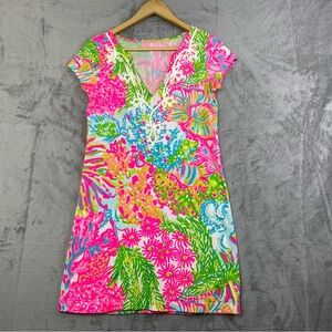 Lilly Pulitzer Skipper Popover Octopus Cove Dress. Size XS.Multicolor.